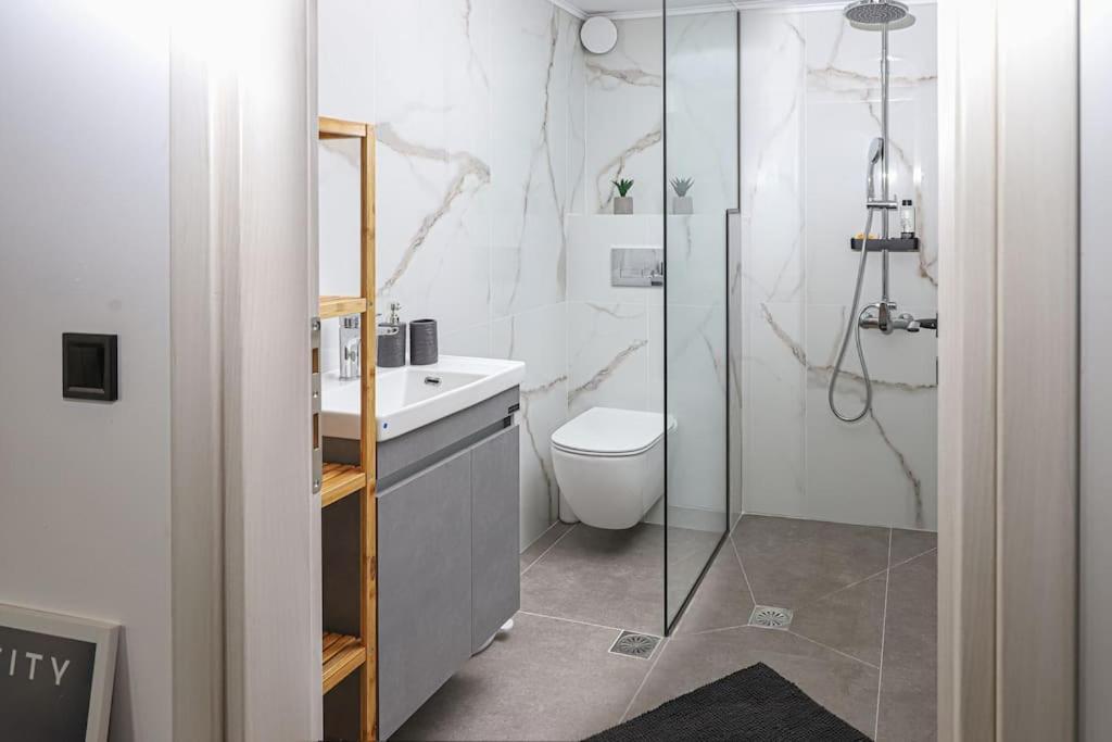 Ammira Mare Apartment Agia Pelagia  Bagian luar foto
